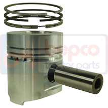 PISTON WITH RINGS , Hurlimann, Engine and components, Pistons-Ring sets-Liners, Piston and ring, , PISTON WITH RINGS , 33/05800606, , 0.00 kg