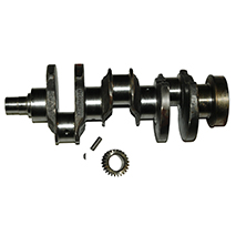 CRANKSHAFT , John Deere, 30 - 1030OU, Engine and components, Crankshaft and Flywheel, Crankshaft, AT18031, RE46896, RE521349, , CRANKSHAFT , 26/1-23, AT18031, RE46896, RE521349, , 28.00 kg