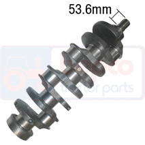 CRANKSHAFT , 26/1-24, AT18030, RE33197, RE48748, RE57664, , 38.34 kg