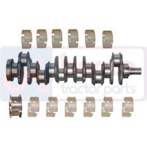 CRANKSHAFT KIT, John Deere, 40 - 3640, Dzinējs un tā sastāvdaļas, Kloķvārpsta un spararats, Kloķvārpsta, RE47640, RE48830, RE500895, RE500950, RE502190, RE54130, , CRANKSHAFT KIT, 26/1-25K, RE47640, RE48830, RE500895, RE500950, RE502190, RE54130, , 0.00 kg