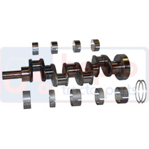 CRANKSHAFT KIT Rope seal (1x), Massey Ferguson, 35 - 65, Engine and components, Crankshaft and Flywheel, Crankshaft, 3637458M91, 94441, 94455, ZZ90111, , CRANKSHAFT KIT Rope seal (1x), 30/1-34, 3637458M91, 94441, 94455, ZZ90111, , 27.00 kg