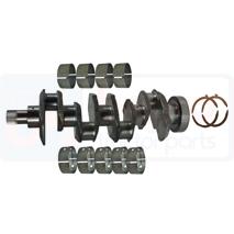 CRANKSHAFT , Massey Ferguson, 3200-3300 - 3350S, Engine and components, Crankshaft and Flywheel, Crankshaft, 4223939M91, ZZ90202, ZZ90238, , CRANKSHAFT , 30/1-42, 4223939M91, ZZ90202, ZZ90238, , 31.92 kg