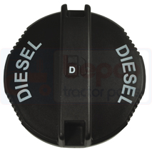 TANK CAP , John Deere, 8020 - 8320T, Supply and injection, Fuel tank, Tank cap, RE224279, RE53324, RE58873, , TANK CAP , 26/105-104, RE224279, RE53324, RE58873, , 0.20 kg