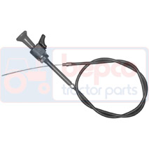 STOP CABLE 850MM, Fiat, Classique - 670, Supply and injection, Accessories, Stop cable, 5110088, 5113232, 5116829, , STOP CABLE 850MM, 23/107-11, 5110088, 5113232, 5116829, , 0.15 kg