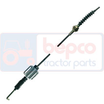 THROTTLE CABLE , Case-IH, Supply and injection, Accessories, Throttle cable, 358186A1, 358186A2, , THROTTLE CABLE , 25/108-71, 358186A1, 358186A2, , 0.40 kg