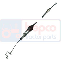 THROTTLE CABLE , Case-IH, MXM - MXM155, Supply and injection, Accessories, Throttle cable, 82025456, 82032416, 87396116, , THROTTLE CABLE , 54/108-72, 82025456, 82032416, 87396116, , 0.00 kg