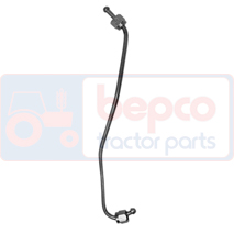 LEAK-OFF PIPE NO.1, Massey Ferguson, 300 - 374F, Supply and injection, Injection pump and nozzle, Injection and fuel pipe, 35343025, 35343136, 35354266, 35354317, 3641094M91, 735099M91, 744512M91, , LEAK-OFF PIPE NO.1, 30/127-5, 35343025, 35343136, 35354266, 35354317, 3641094M91, 735099M91, 744512M91, , 0.20 kg