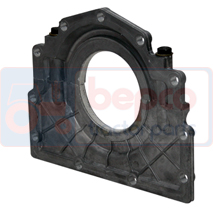 HOUSING , Massey Ferguson, Engine and components, Crankshaft and Flywheel, Rear housing and gasket, 3637443M91, 4224148M91, 59537, U5MK0404, ZZ90044, , HOUSING , 30/14-3, 3637443M91, 4224148M91, 59537, U5MK0404, ZZ90044, , 0.46 kg