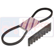 FAN BELT , Massey Ferguson, 100 - 134V, Cooling Systems, Fan belt, Belts, 2612419, 2614B145, 2614B645, 3637597M1, , FAN BELT , 30/144-100, 2612419, 2614B145, 2614B645, 3637597M1, , 0.00 kg