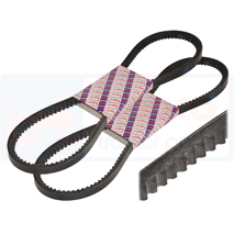 FAN BELT PAIR, Landini, Dzesēšanas sistēma, Ventilatora siksna, Siksnas, 109437, 2614B650, 3637598M91, , FAN BELT PAIR, 30/144-229, 109437, 2614B650, 3637598M91, , 0.00 kg