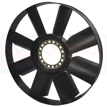 , Renault / Claas, Ares 800 - Ares 826, Dzesēšanas sistēma, Fan blades and viscous drive, Fan blades, 7700042375, , FAN BLADE , 28/145-58, 7700042375, , 4.95 kg