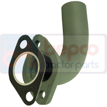 EXHAUST ELBOW, Renault / Claas, 70 - 75-12TS, Izplūde un ieplūde, Izplūde, Izplūdes līkums, stiprinājumi, , EXHAUST ELBOW, 28/164-33, , 0.00 kg