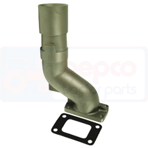 EXHAUST ELBOW , Case-IH, 55 - 955XL, Inlet and exhaust, Exhaust, Exhaust elbow and support, 3220368R1, , EXHAUST ELBOW , 25/164-34, 3220368R1, , 0.00 kg