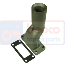 EXHAUST ELBOW , Case-IH, Inlet and exhaust, Exhaust, Exhaust elbow and support, 3399348R1, 3399348R2, , EXHAUST ELBOW , 25/164-36, 3399348R1, 3399348R2, , 0.00 kg