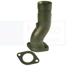 EXHAUST ELBOW , Case-IH, Inlet and exhaust, Exhaust, Exhaust elbow and support, 3145625R2, , EXHAUST ELBOW , 25/164-37, 3145625R2, , 0.00 kg