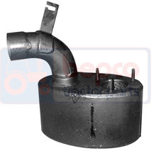 SILENCER , Massey Ferguson, 3000 - 3065, Inlet and exhaust, Exhaust, Escapement, 3582118M1, , SILENCER , 30/165-121, 3582118M1, , 3.50 kg