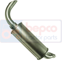 SILENCER , Renault / Claas, Classique - R89, Inlet and exhaust, Exhaust, Escapement, 7700511767, , SILENCER , 28/165-204, 7700511767, , 3.50 kg