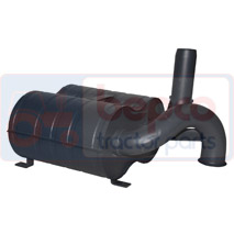 SILENCER , John Deere, Inlet and exhaust, Exhaust, Escapement, AL30338, , SILENCER , 26/165-24, AL30338, , 18.11 kg