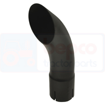 EXHAUST PIPE , Steyr, 80 - 8090TD, Inlet and exhaust, Exhaust, Extension pipe, 133700540703, 135700540025, , EXHAUST PIPE , 27/166-125, 133700540703, 135700540025, , 0.80 kg