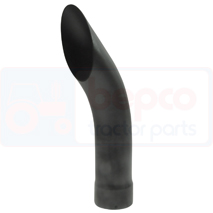 EXHAUST PIPE , Massey Ferguson, 8100 - 8150, Inlet and exhaust, Exhaust, Extension pipe, 3714356M4, , EXHAUST PIPE , 30/166-13, 3714356M4, , 2.00 kg