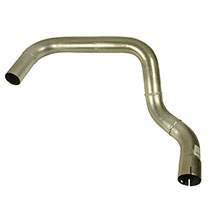 SILENCER PIPE , John Deere, 6000 - 6400 (USA), Inlet and exhaust, Exhaust, Extension pipe, L110288, , SILENCER PIPE , 26/166-140, L110288, , 2.40 kg