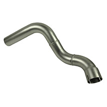 SILENCER PIPE , John Deere, 6020 - 6120 (Europe), Inlet and exhaust, Exhaust, Extension pipe, L158904, , SILENCER PIPE , 26/166-148, L158904, , 2.30 kg