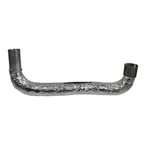 SILENCER PIPE , John Deere, Inlet and exhaust, Exhaust, Extension pipe, AL80501, , SILENCER PIPE , 26/166-155, AL80501, , 2.90 kg