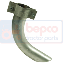 SILENCER PIPE , Renault / Claas, Inlet and exhaust, Exhaust, Extension pipe, 0854540601, , SILENCER PIPE , 28/166-203, 0854540601, , 0.66 kg