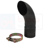 EXHAUST PIPE Ø 90, John Deere, 7010 - 7810 (USA), Inlet and exhaust, Exhaust, Extension pipe