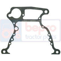 REAR HOUSING GASKET , John Deere, 55 - 3155, Engine and components, Crankshaft and Flywheel, Rear housing and gasket, R80984, R97357, , REAR HOUSING GASKET , 26/17-23, R80984, R97357, , 0.12 kg