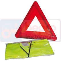 WARNING TRIANGLE & VEST , Electrical, Electrical components, Indication, Maximum speed plate and sticker, , WARNING TRIANGLE & VEST , 70/1719-1, , 2.80 kg