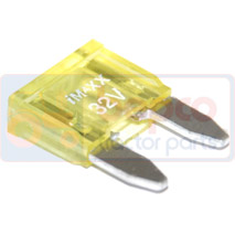 MICRO BLADE FUSE (20A) x25 , Electrical, Electrical components, Fuse, MICRO Spade fuse, , MICRO BLADE FUSE (20A) x25 , 63/1787-20, , 0.09 kg