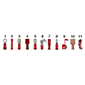 TERMINAL (PACK 25), Elektriskās komponentes, Elektriskās komponentes, Termināls, Vadu klemmes