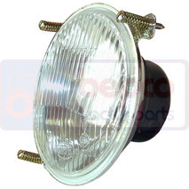 HEADLAMP LH DRIVE-CURVED GLASS , Massey Ferguson, 100 - 158V, Electrical components, Lighting, Headlamp, 3532565M91, , HEADLAMP LH DRIVE-CURVED GLASS , 30/181-46, 3532565M91, , 0.25 kg