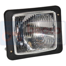 HEADLAMP WITHOUT PARKING LIGHT, Fendt, Farmer 100 - 103SA, Electrical components, Lighting, Headlamp, X830160037000, X830160040000, X830160085000, , HEADLAMP WITHOUT PARKING LIGHT, 22/181-55, X830160037000, X830160040000, X830160085000, , 0.51 kg