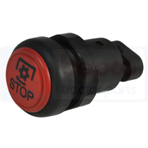 REAR PTO STOP SWITCH , Massey Ferguson, Electrical components, Switch, Push switch and accessories, 4270311M1, , REAR PTO STOP SWITCH , 30/1884-136, 4270311M1, , 0.04 kg