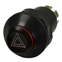 HAZARD WARNING SWITCH , Deutz, Electrical components, Switch, Push switch and accessories, 06261959, VA191579, , HAZARD WARNING SWITCH , 63/1884-157, 06261959, VA191579, , 0.04 kg