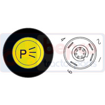 PARKING LIGHT , Deutz, DX6 - DX6.30, Electrical components, Switch, Push switch and accessories, 01177164, , PARKING LIGHT , 21/1884-55, 01177164, , 0.00 kg