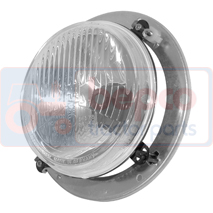 HEADLAMP , Deutz, Agrocompact 3 - Agrocompact 3.50S, Electrical components, Lighting, Headlamp, 04326366, 4326366KZ103049, , HEADLAMP , 21/189-46, 04326366, 4326366KZ103049, , 0.62 kg