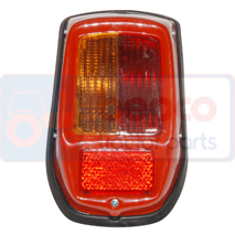 REAR LIGHT LEFT WITH NUMBER PLATE LAMP, Steyr, Electrical components, Lighting, Rear side lights and indicators, 93730068, , REAR LIGHT LEFT WITH NUMBER PLATE LAMP, 63/1912-128, 93730068, , 0.60 kg