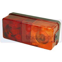 REAR LIGHT WITH CLIPS RIGHT, John Deere, 40 - 2040F, Electrical components, Lighting, Rear side lights and indicators, 0417520, 07138801, 183945096, 223335666, 3145943R91, 4785122, 505164, 589991010030, 607138901, 607142101, 6200920, AL24545, VOE4785122, , REAR LIGHT WITH CLIPS RIGHT, 26/1912-17, 0417520, 07138801, 183945096, 223335666, 3145943R91, 4785122, 505164, 589991010030, 607138901, 607142101, 6200920, AL24545, VOE4785122, , 0.23 kg