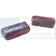 REAR LIGHTS (PAIR), Case-IH, Elektriskās komponentes, Apgaismojums, Aizmugurējie gabarīti un pagriezienu rādītāji, , REAR LIGHTS (PAIR), 25/1912-189, , 0.06 kg