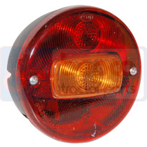 REAR LIGHT WITH NUMBER PLATE LAMP, John Deere, Electrical components, Lighting, Rear side lights and indicators, 391760022, AT32246, , REAR LIGHT WITH NUMBER PLATE LAMP, 63/1912-203, 391760022, AT32246, , 0.22 kg