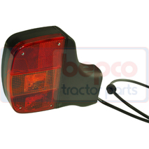 REAR LIGHT LEFT, Case-IH, Electrical components, Lighting, Rear side lights and indicators, 5186339, , REAR LIGHT LEFT, 25/1912-207, 5186339, , 0.00 kg