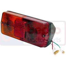 REAR LIGHT LEFT, Case-IH, JX - JX60, Electrical components, Lighting, Rear side lights and indicators, 5089581, , REAR LIGHT LEFT, 25/1912-225, 5089581, , 0.00 kg