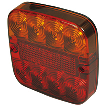 REAR LIGHT WITHOUT NUMBER PLATE LAMP LED 12V, Electrical, Electrical components, Lighting, Rear side lights and indicators, , REAR LIGHT WITHOUT NUMBER PLATE LAMP LED 12V, 63/1912-260, , 0.18 kg