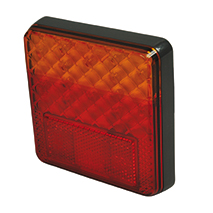 REAR LIGHT WITHOUT NUMBER PLATE LAMP LED 12/24V, Electrical, Electrical components, Lighting, Rear side lights and indicators, , REAR LIGHT WITHOUT NUMBER PLATE LAMP LED 12/24V, 63/1912-262, , 0.19 kg