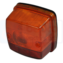 REAR LIGHT ''HELLA'' LEFT OR RIGHT, Case-IH, Electrical components, Lighting, Rear side lights and indicators, 0009740211, 03026770, 105236, 107365, 2146470, 3148492R91, 41576613, 7522004000, V06028800, V23660340, V46021300, , REAR LIGHT ''HELLA'' LEFT OR RIGHT, 25/1912-31, 0009740211, 03026770, 105236, 107365, 2146470, 3148492R91, 41576613, 7522004000, V06028800, V23660340, V46021300, , 0.10 kg