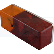 REAR LIGHT WITH NUMBER PLATE LIGHT, Fendt, Electrical components, Lighting, Rear side lights and indicators, , REAR LIGHT WITH NUMBER PLATE LIGHT, 63/1912-66, , 0.20 kg