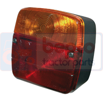 REAR LIGHT LEFT, Renault / Claas, Electrical components, Lighting, Rear side lights and indicators, 6005014861, 7711050366, 7711101090, , REAR LIGHT LEFT, 28/1912-98, 6005014861, 7711050366, 7711101090, , 0.00 kg